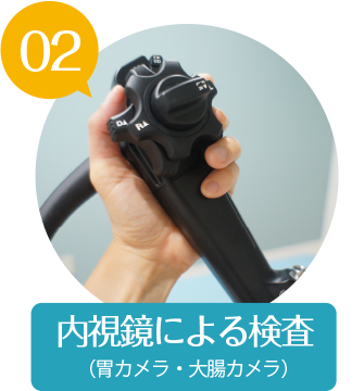 02 内視鏡による検査(胃カメラ・大腸カメラ)